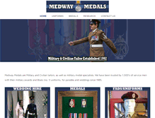 Tablet Screenshot of medwaymedals.com